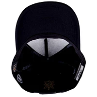 Men's Pro Standard  Black Vegas Golden Knights Metallic Logo Pinch Front Adjustable Hat