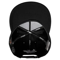 Men's Pro Standard Black Vegas Golden Knights Paint the City Pinch Front Snapback Hat