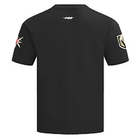 Men's Pro Standard Black Vegas Golden Knights Turn It Up T-Shirt