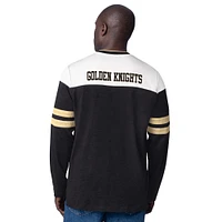 Men's Starter  Black Vegas Golden Knights Blitz Durene Long Sleeve T-Shirt