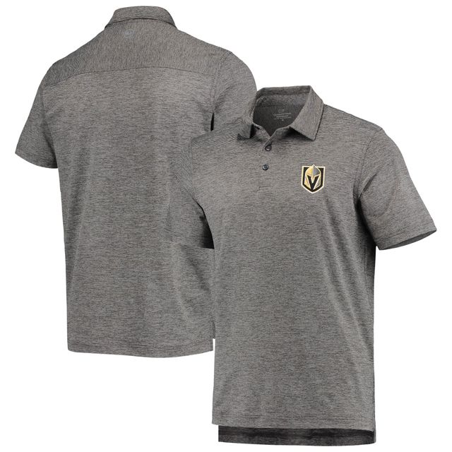 Polo à rayures Destin Vineyard Vines Charcoal Vegas Golden Knights pour homme