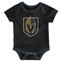 Newborn & Infant Vegas Golden Knights Legend Three-Piece Bodysuit Set