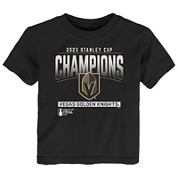 Toddler  Black Vegas Golden Knights 2023 Stanley Cup Champions Signature Roster T-Shirt