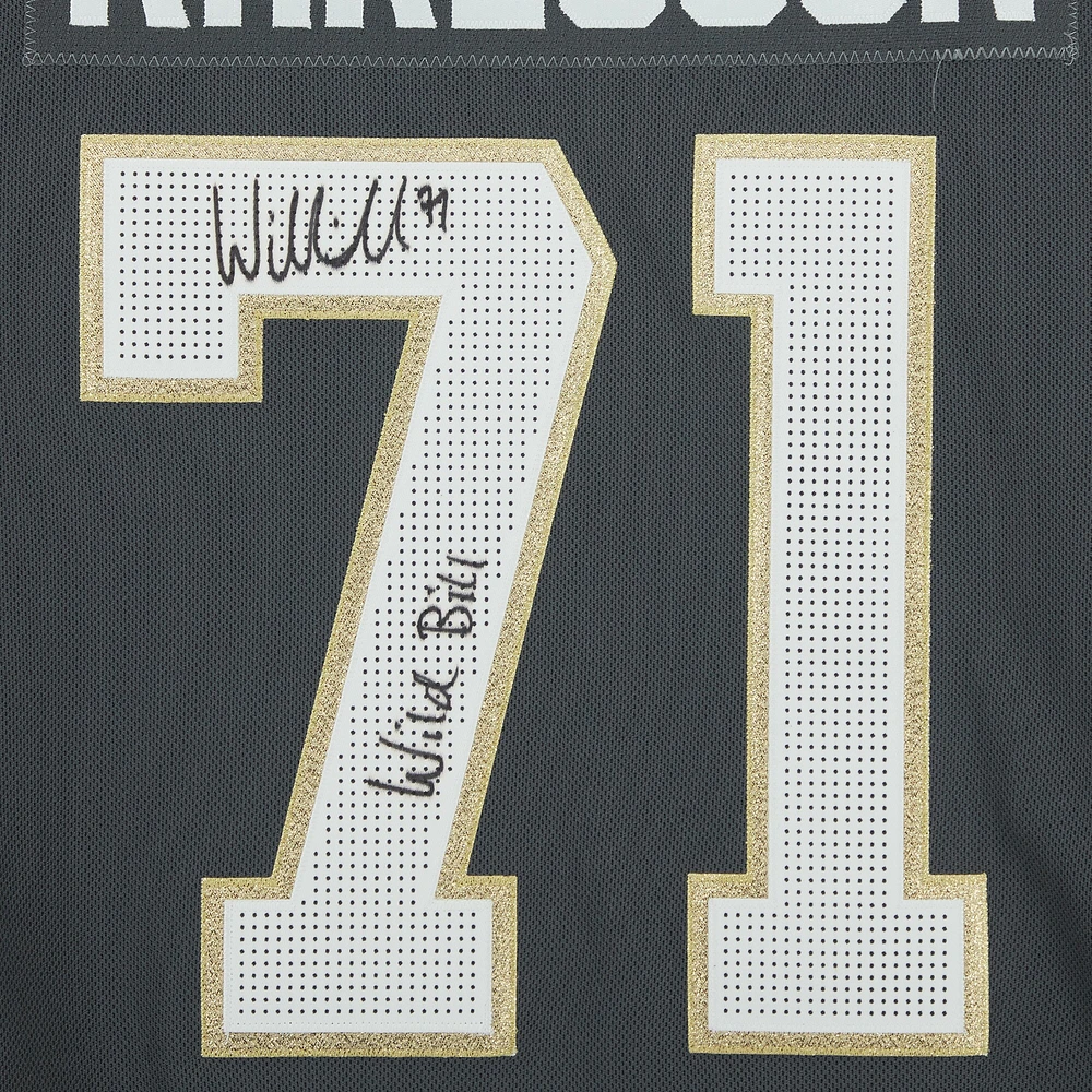 William Karlsson Vegas Golden Knights Autographed Black Adidas Authentic Jersey with "Wild Bill" Inscription