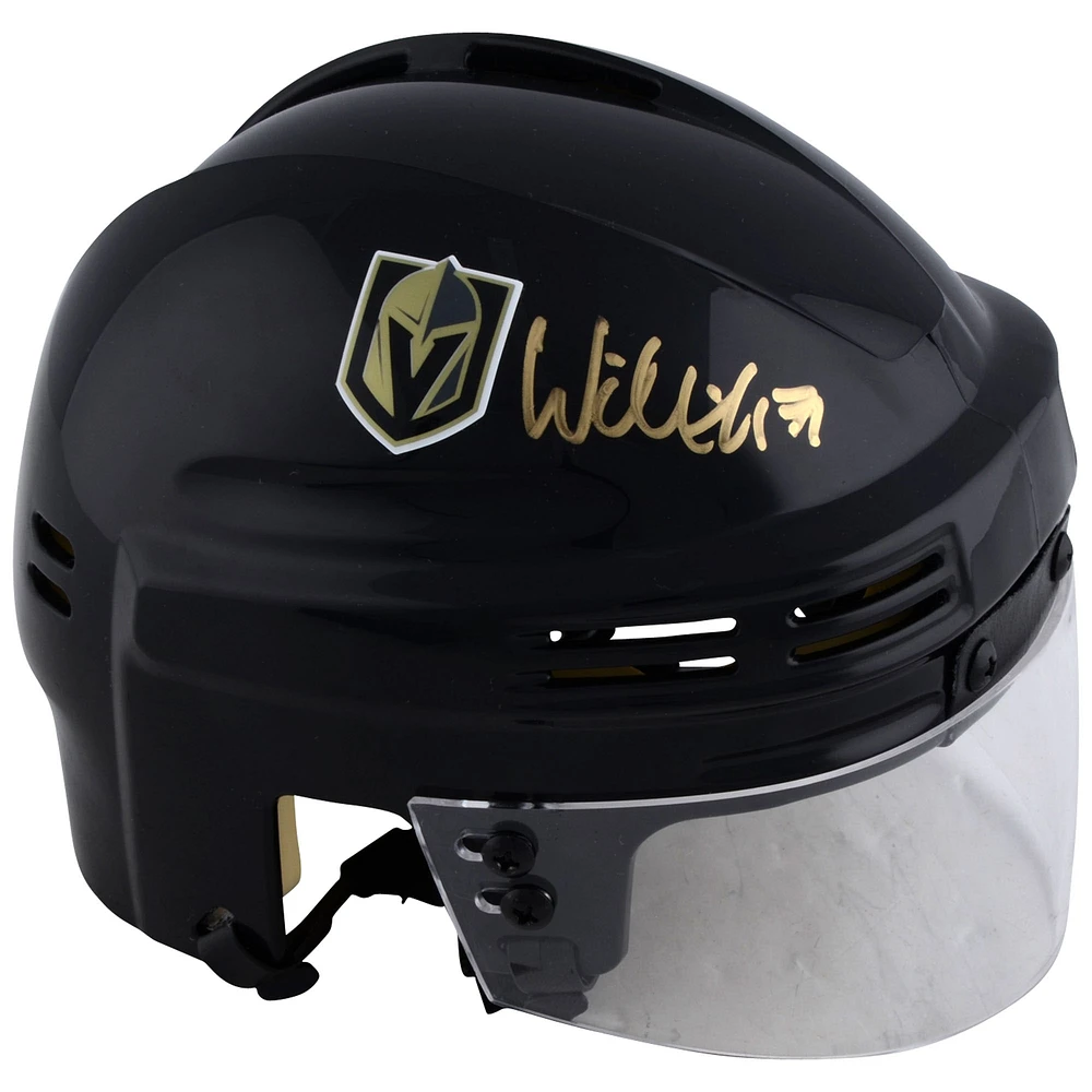 William Karlsson Vegas Golden Knights Mini casque noir autographié