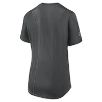 Women's Fanatics  Gray Vegas Golden Knights Authentic Pro Rink Tech T-Shirt