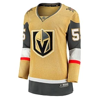 Women's Fanatics Keegan Kolesar Gold Vegas Golden Knights Alternate Breakaway Player Jersey