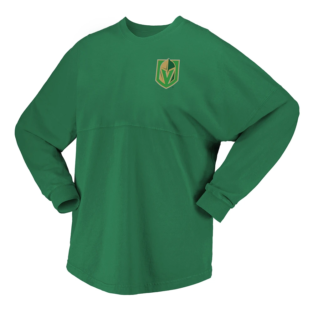 T-shirt en jersey Fanatics Kelly Green Vegas Golden Knights St. Patrick's Day Spirit pour femmes