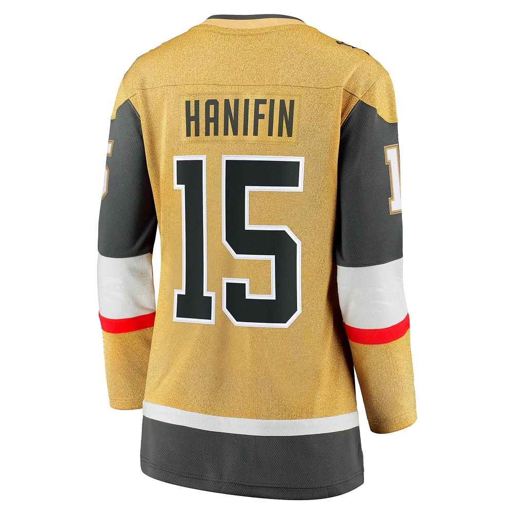 Women's Fanatics Noah Hanifin Gold Vegas Golden Knights Home Breakaway Jersey
