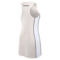 Women's Fanatics Tan Vegas Golden Knights Studio Boost Athletic Half-Zip Dress