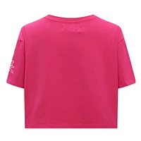 Women's Pro Standard Vegas Golden Knights Triple Pink Cropped Boxy T-Shirt