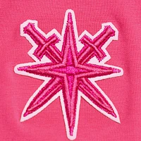 Women's Pro Standard Vegas Golden Knights Triple Pink Cropped Boxy T-Shirt