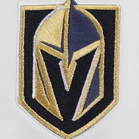 Women's Pro Standard White Vegas Golden Knights Boxy Script Tail Cropped T-Shirt