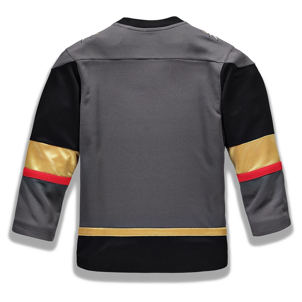 Youth Fanatics Black Vegas Golden Knights Home Replica - Blank Jersey