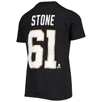 Youth Mark Stone Black Vegas Golden Knights Player Name & Number T-Shirt
