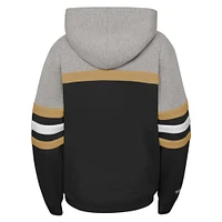 Youth Mitchell & Ness Black Vegas Golden Knights Head Coach Pullover Hoodie
