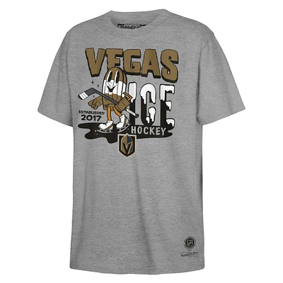 T-shirt Popsicle gris Vegas Golden Knights Mitchell & Ness pour jeunes