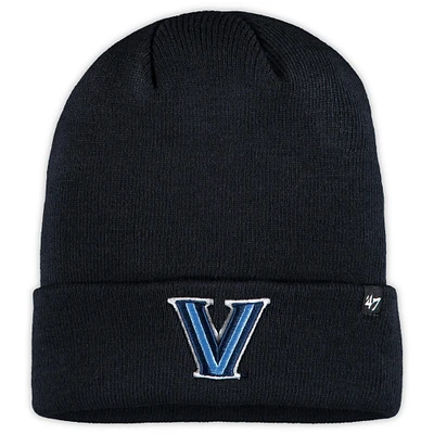 Bonnet en tricot à revers Core Villanova Wildcats '47 bleu marine pour hommes
