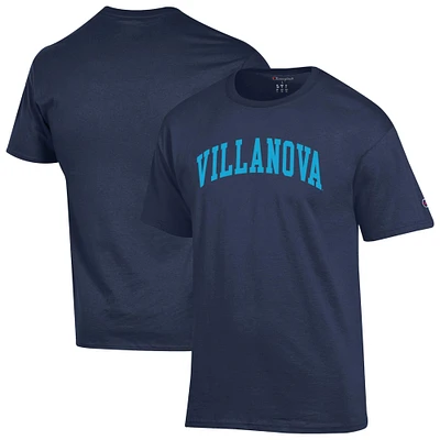 T-shirt basique Arch bleu marine pour homme, Champion Villanova Wildcats