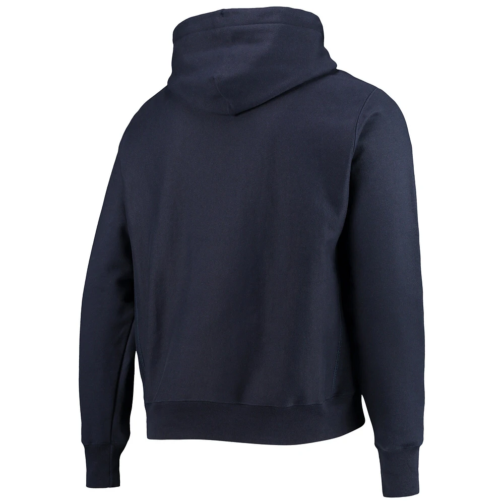 Men's Champion Navy Villanova Wildcats Vault Logo Reverse Weave Pullover Hoodie