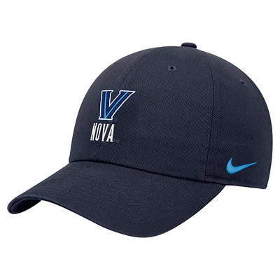 Casquette ajustable Nike Villanova Wildcats Club bleu marine pour homme