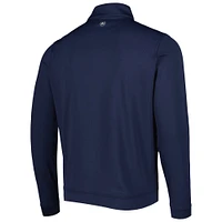 Men's Peter Millar Navy Villanova Wildcats Perth Performance Quarter-Zip Top