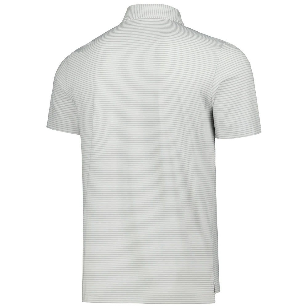 Men's Vineyard Vines Gray Villanova Wildcats Bradley Stripe Sankaty Polo