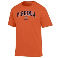 Men's Champion  Orange Virginia Cavaliers Arched Logo T-Shirt