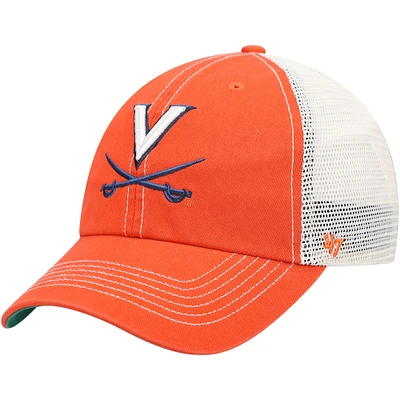 Men's '47 Orange Virginia Cavaliers Trawler Trucker Snapback Hat