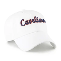 Men's '47 White Virginia Cavaliers Vault Clean Up Adjustable Hat