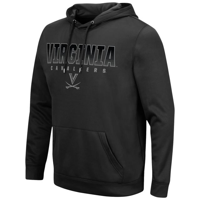 Sweat à capuche noir Colosseum Virginia Cavaliers Blackout 3.0 pour homme