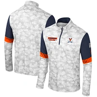 Men's Colosseum  Camo Virginia Cavaliers OHT Military Appreciation Tomahawk Quarter-Zip Windshirt