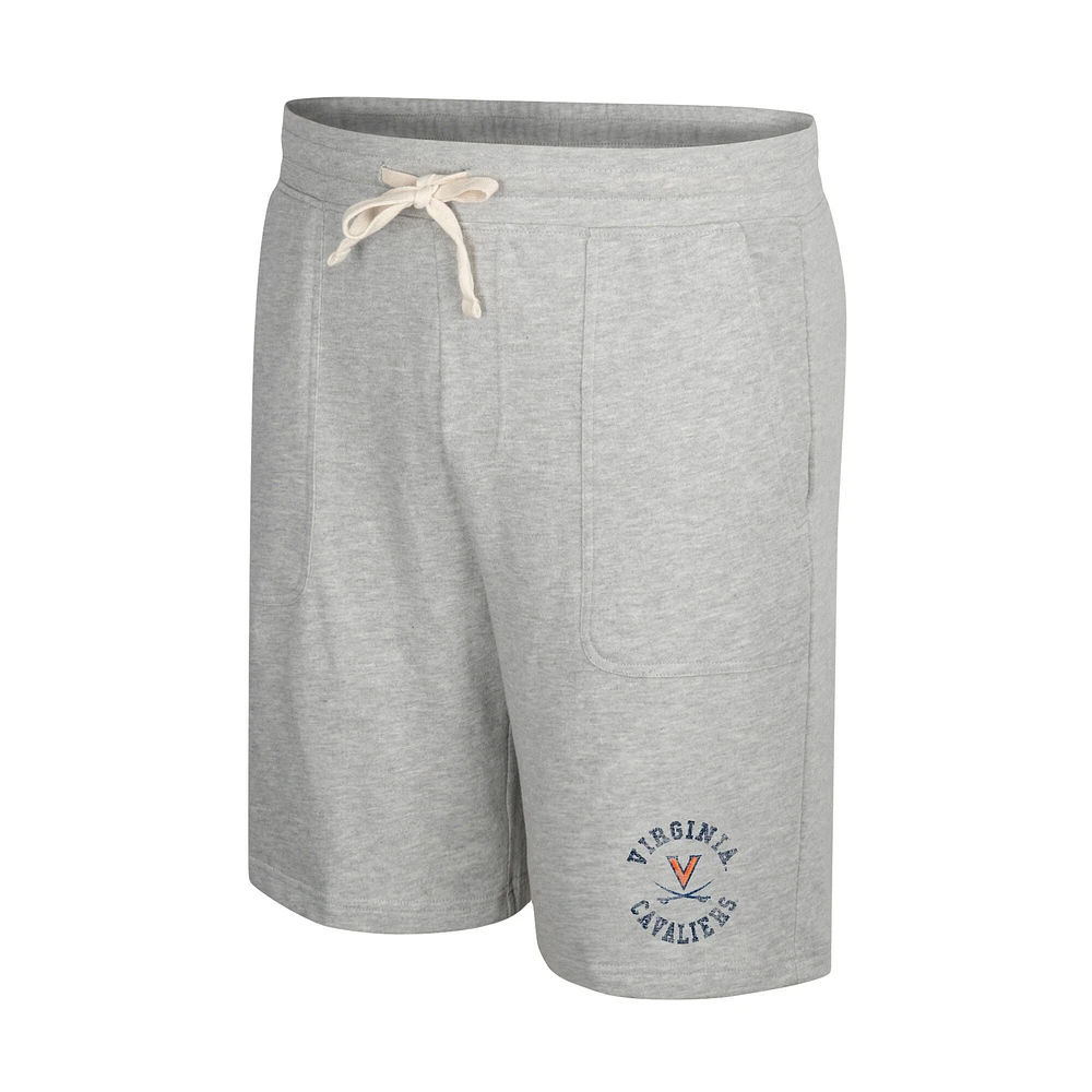Men's Colosseum Heather Gray Virginia Cavaliers Love To Hear This Terry Shorts
