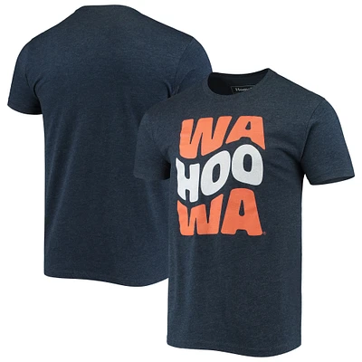 T-shirt avec logo de l'équipe vintage des Virginia Cavaliers Homefield Heathered Navy pour hommes