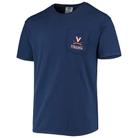 Men's Navy Virginia Cavaliers Circle Campus Scene T-Shirt