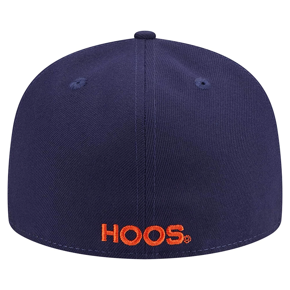 Men's New Era Navy Virginia Cavaliers 59FIFTY Fitted Hat