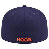 Men's New Era Navy Virginia Cavaliers 59FIFTY Fitted Hat