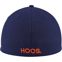 Casquette flex 39THIRTY Active Slash Sides New Era pour hommes, bleu marine, Virginia Cavaliers