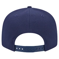 Men's New Era Navy Virginia Cavaliers Team Script 9FIFTY Snapback Hat