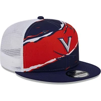 Men's New Era Navy Virginia Cavaliers Tear Trucker 9FIFTY Snapback Hat