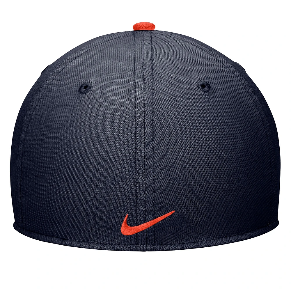 Men's Nike Navy Virginia Cavaliers Rise Performance Flex Hat