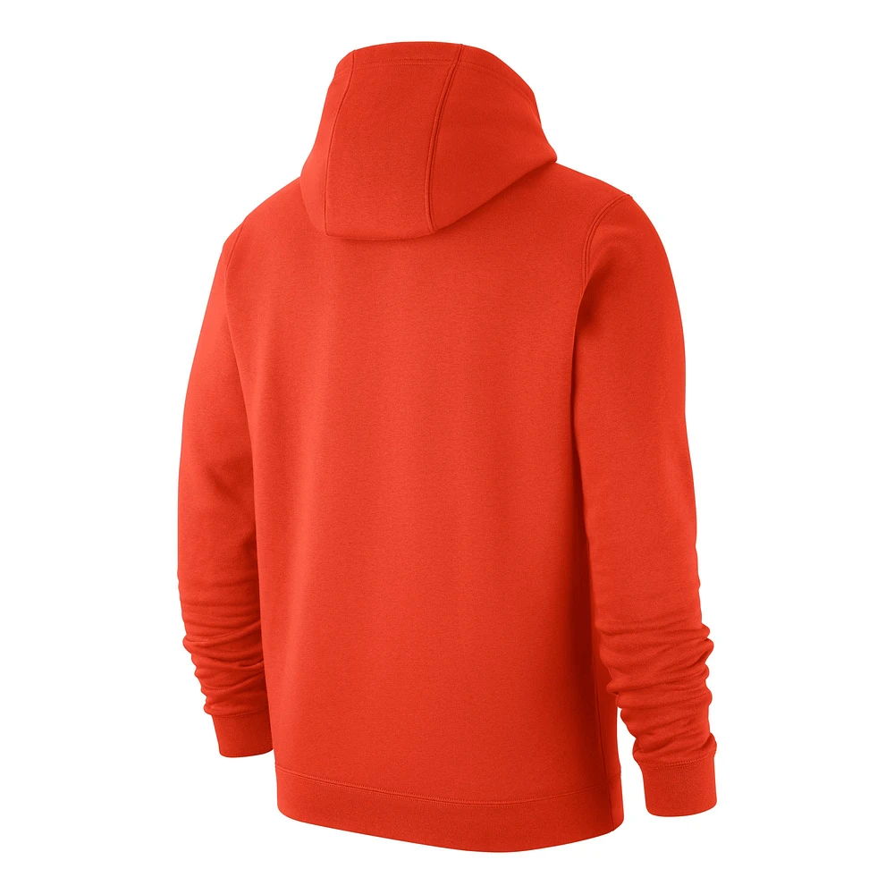 Men's Nike  Orange Virginia Cavaliers Football Fan Pullover Hoodie