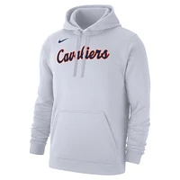 Men's Nike  White Virginia Cavaliers Logo Club Fleece Pullover Hoodie