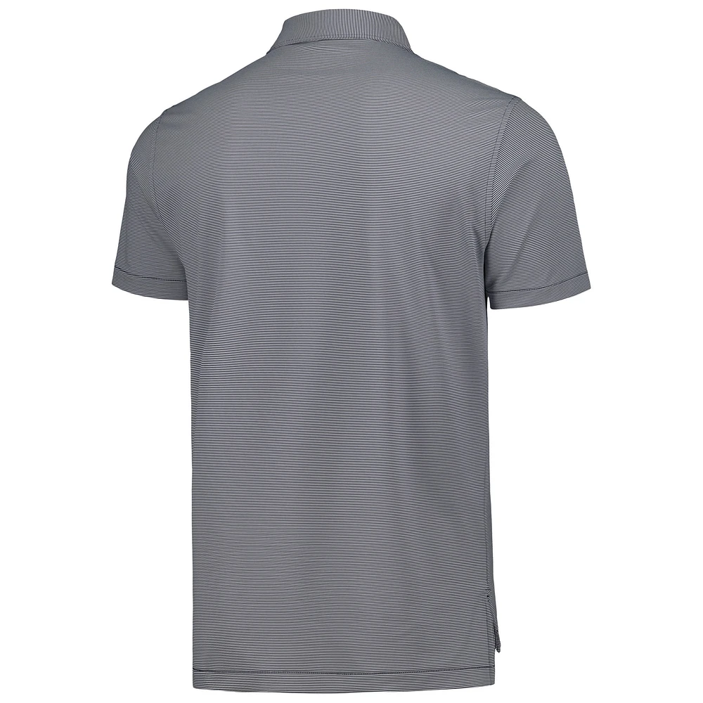 Men's Peter Millar Navy Virginia Cavaliers Jubilee Striped Performance Jersey Polo