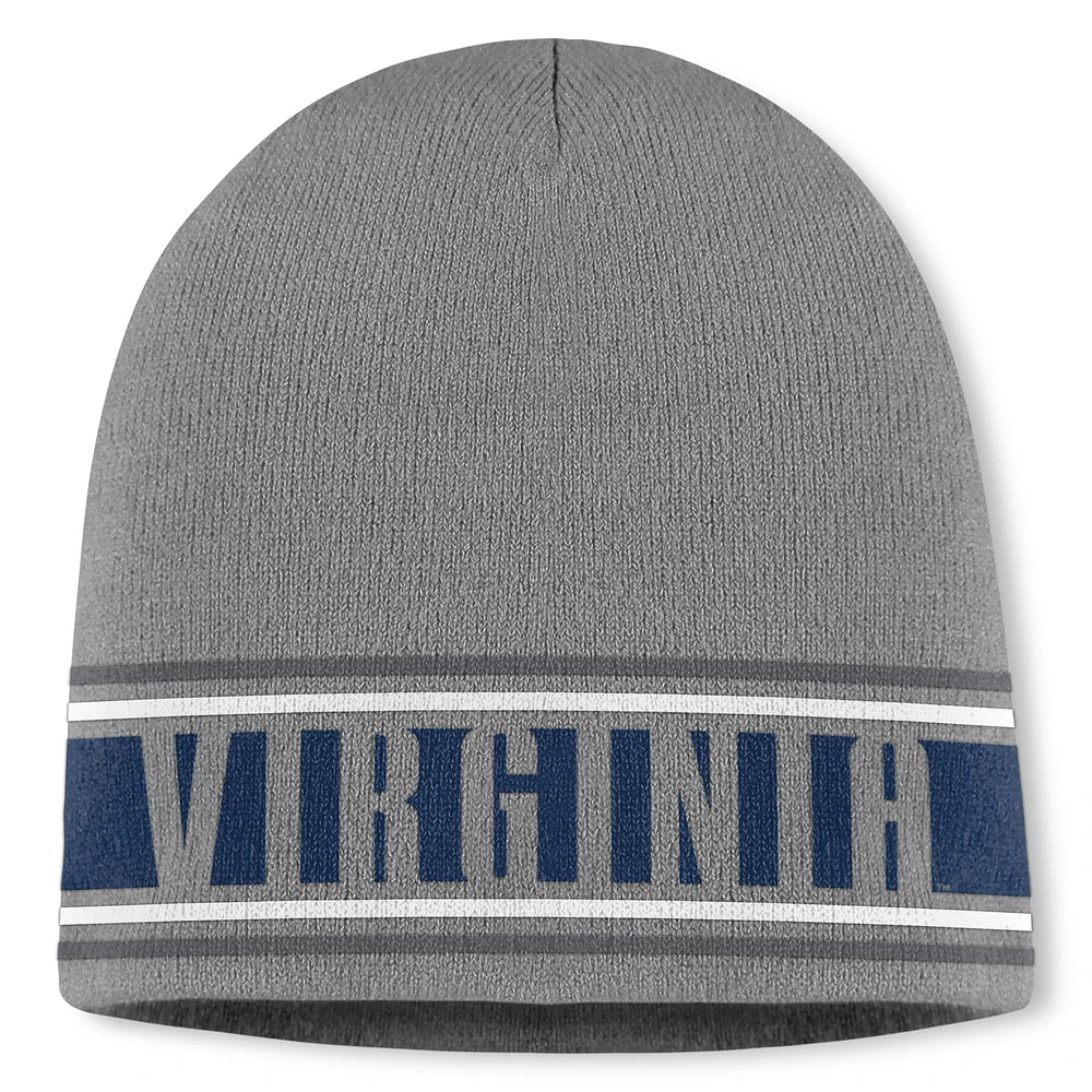 Bonnet tricoté Jace Top of the World pour homme, gris, Virginia Cavaliers
