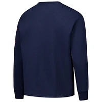 Youth Champion Navy Virginia Cavaliers Distressed Arch Over Logo Long Sleeve T-Shirt