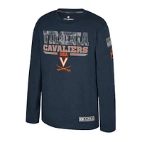 T-shirt à manches longues Oorah de l'équipe baseball des Virginia Cavaliers l'OHT pour jeunes