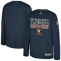 T-shirt à manches longues Oorah de l'équipe baseball des Virginia Cavaliers l'OHT pour jeunes
