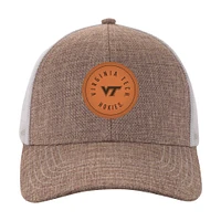 Men's Ahead Tan/White Virginia Tech Hokies Pregame Adjustable Hat