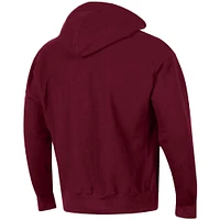 Men's Champion Maroon Virginia Tech Hokies Vault Logo Reverse Weave Pullover Hoodie
